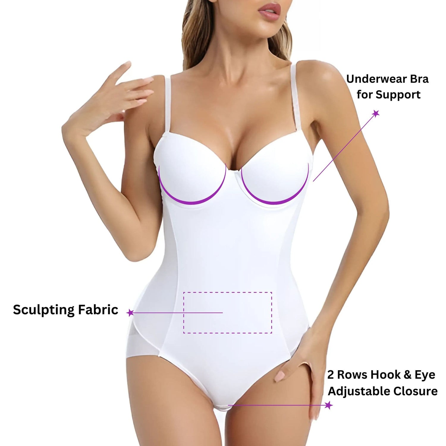 SlimTone Shapewear Bodysuit